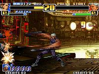 une photo d'Ã©cran de The King of Fighters 99 - Millenium Battle sur SNK Neo Geo